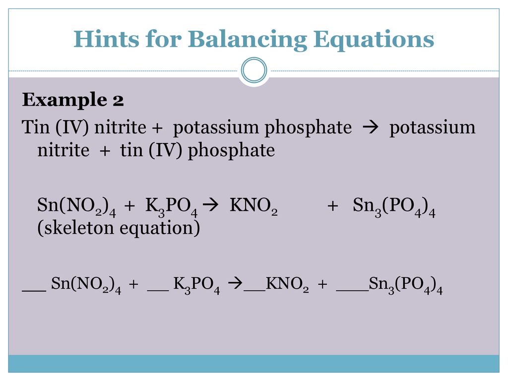 Learning Outcome C C Analyze Chemical Reactions Including